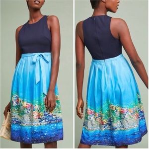 Anthropologie Positano Midi Dress NWT 10